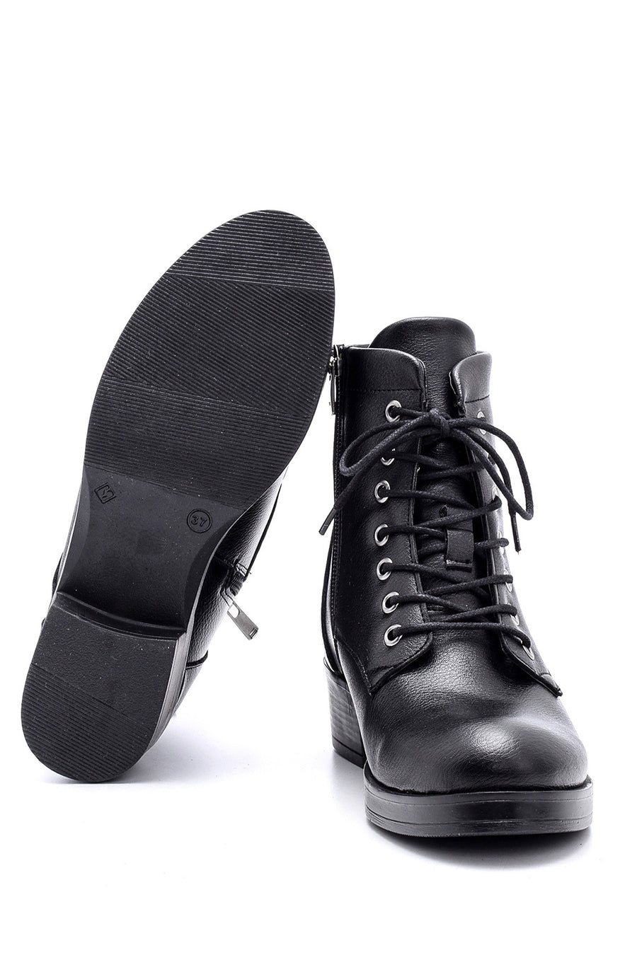 Women's Zipper Detailed Boots