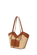 Woman Taba Wicker Shoulder Bag | Derimod