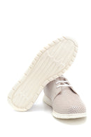 Women's Leather Glitter Detailed Shoes | Derimod