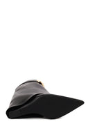 Woman Black Wedge Heel Boot | Derimod