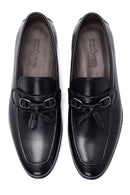 Erkek Siyah Deri Klasik Loafer | Derimod