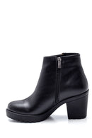 Women's Zippered Heeled Boots | Derimod