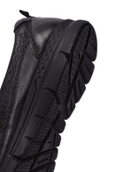 Woman Black Leather Comfort Loafer | Derimod