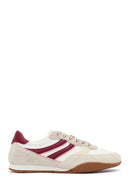Women's Beige Lace-up Leather Sneaker | Derimod