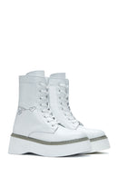 Women's Leather Wedge Heel Boots | Derimod