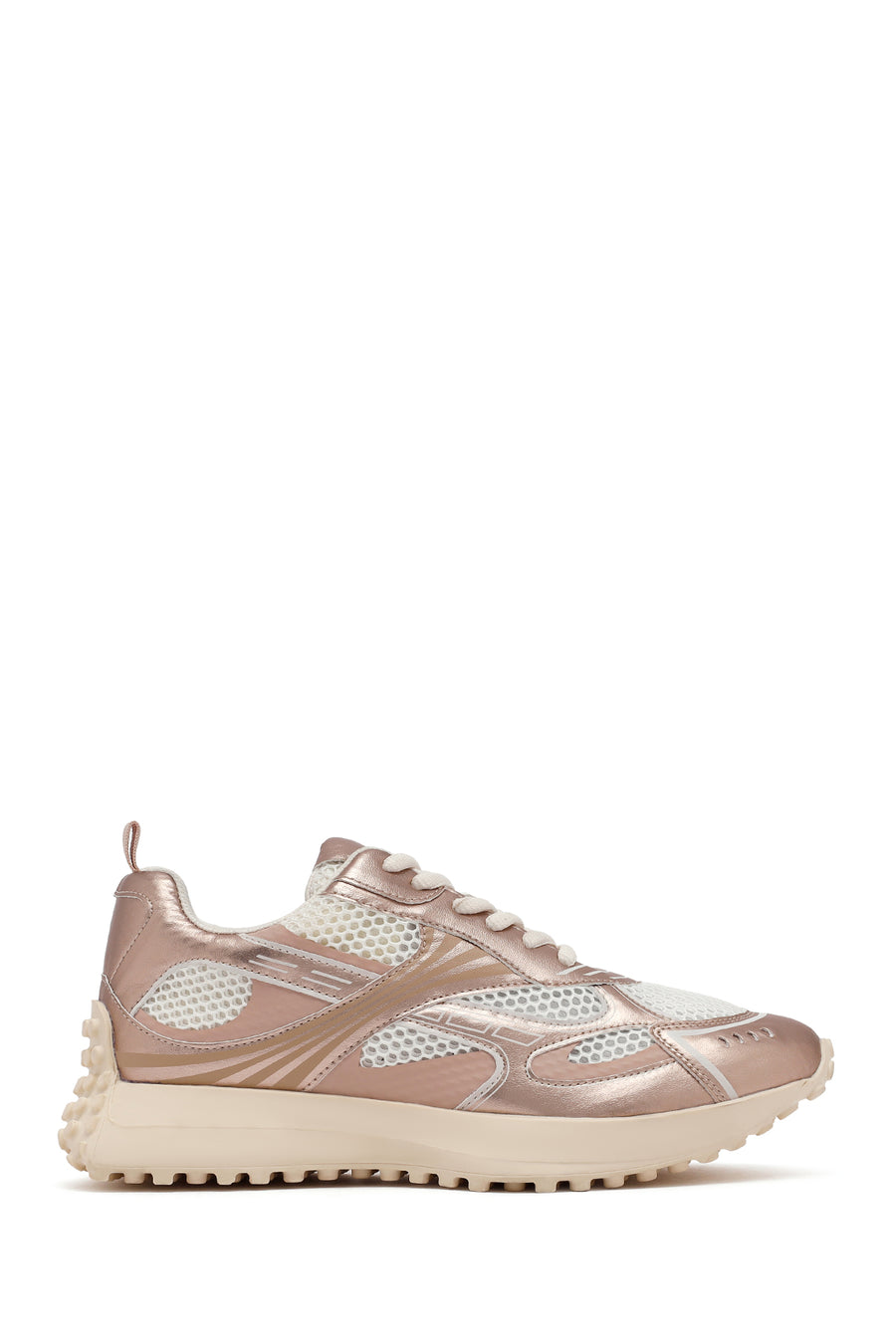 Kadın Pembe Bağcıklı Kalın Tabanlı Sneaker 25AFD430514 | Derimod