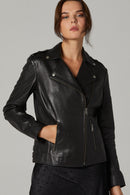 Sheila Women's Leather Jacket | Derimod