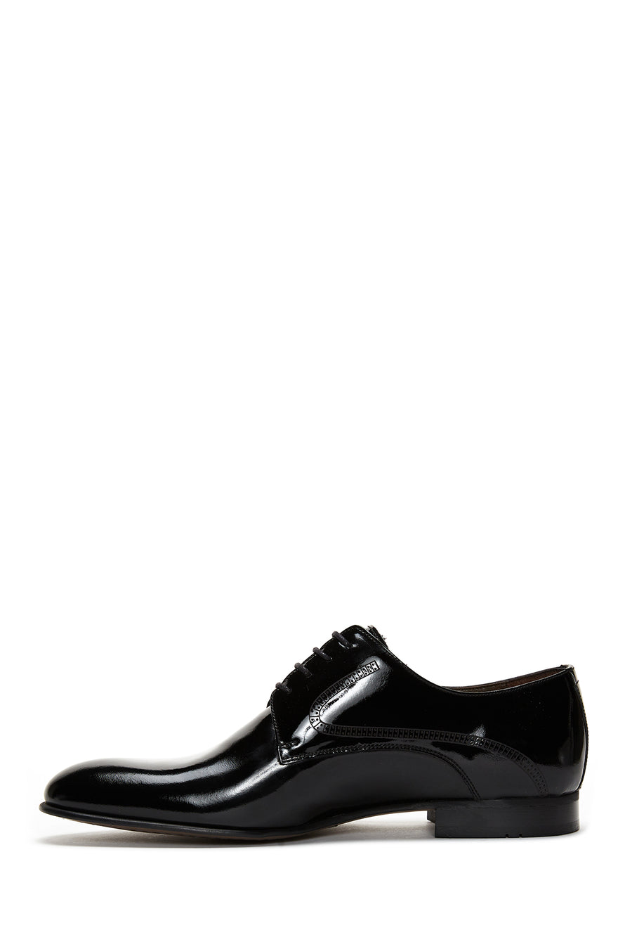 Men's Black Leather Patent Leather Classic Shoes