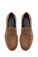 Erkek Vizon Süet Deri Casual Loafer | Derimod