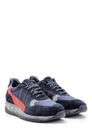 Men's Transparent Sole Leather Sneaker | Derimod