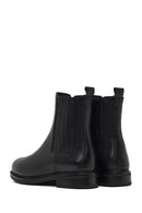 Women's Black Leather Chelsea Boot | Derimod