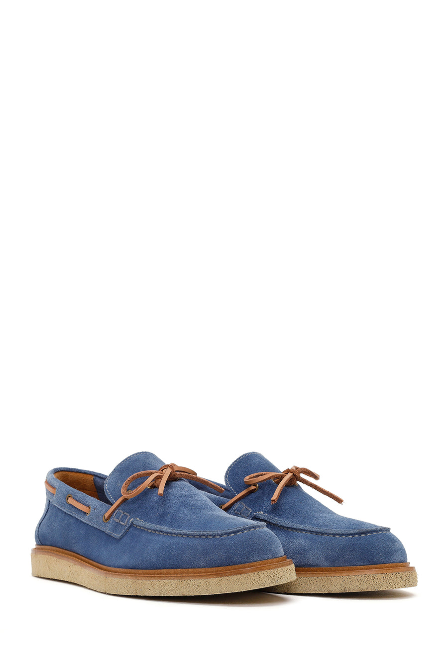Men's Navy Blue Leather Casual Shoes