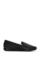 Kadın Siyah Deri Konfor Loafer | Derimod