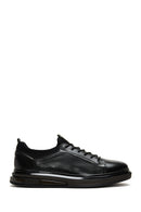 Erkek Siyah Deri Sneaker | Derimod