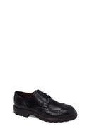 Male Black Lace-up Leather Casual Shoes | Derimod