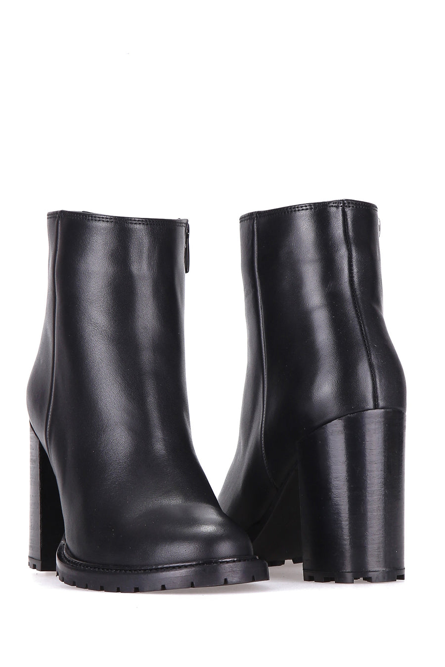 Women's Heeled Leather Boots
