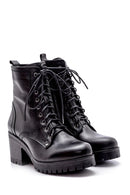 Women's Leather Heeled Boots | Derimod