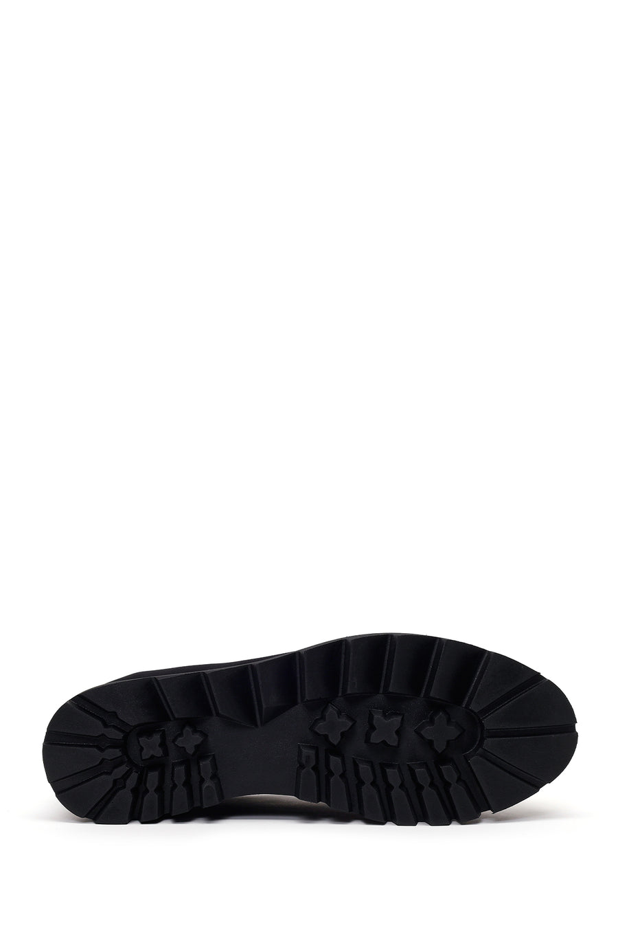 Woman Black Wedge Fabric Shoes
