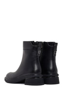 Women's Black Zipper Boots | Derimod
