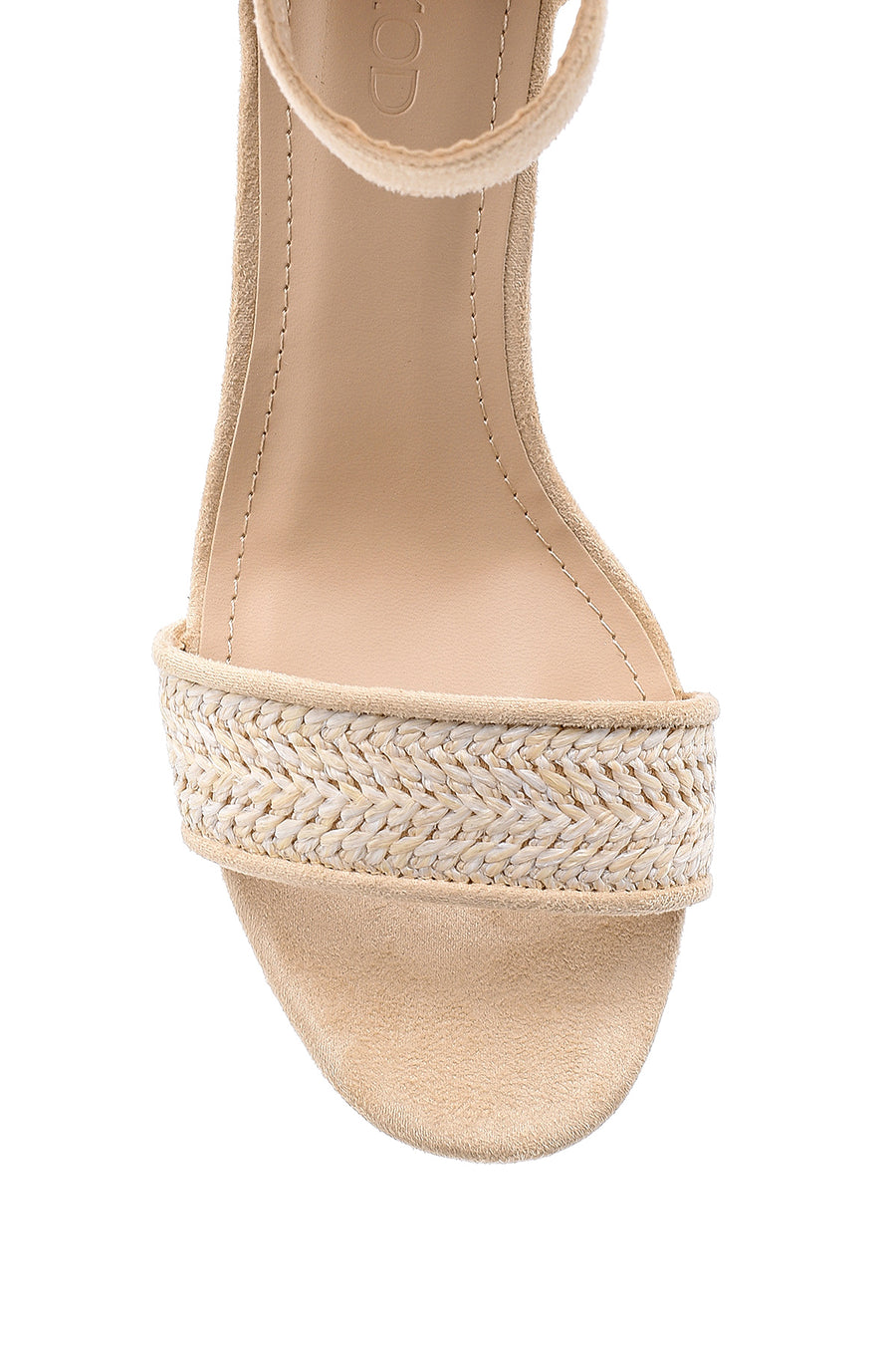 Women's Straw Look Heeled Sandals