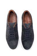 Men's Leather Suede Sneaker | Derimod