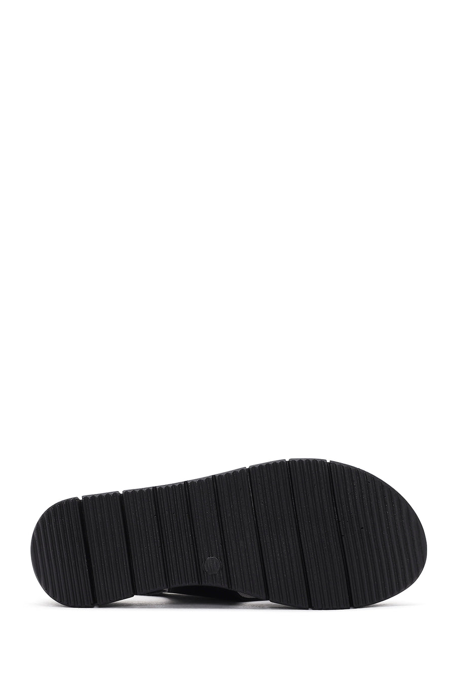 Women's Black Strappy Comfort Sandals