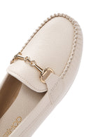 Kadın Bej Toka Detaylı Loafer | Derimod