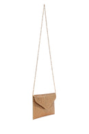 Woman Gold Chain Strap Embellished Evening Bag | Derimod