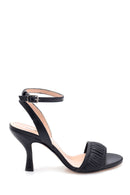 Women's Leather Heeled Sandals | Derimod