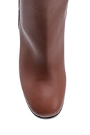 Women's Detailed Heeled Leather Boots | Derimod