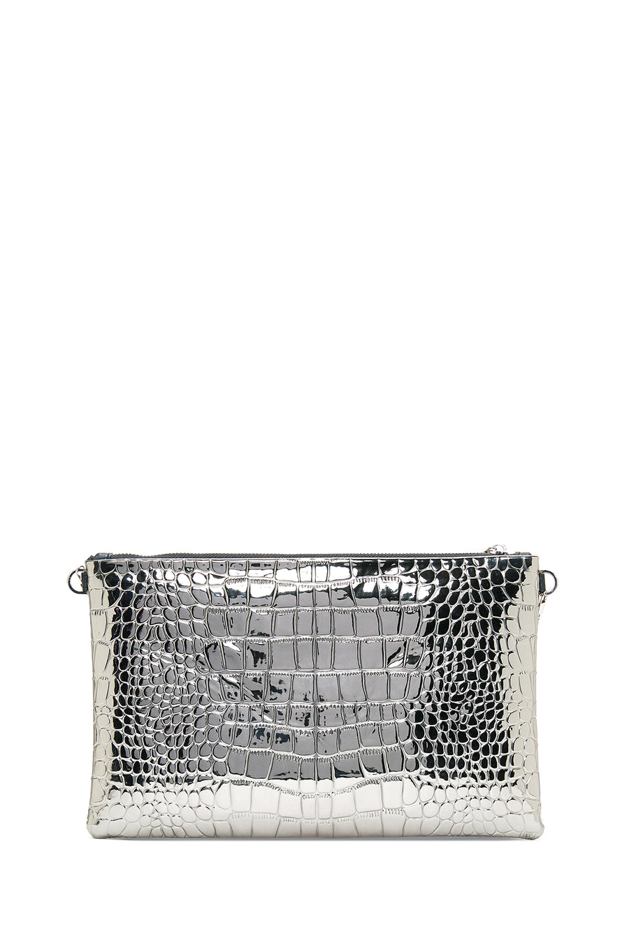 Women's Silver Portfolio Bag