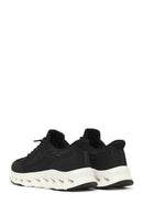Kadın Siyah Bağcıklı Kalın Tabanlı Sneaker | Derimod