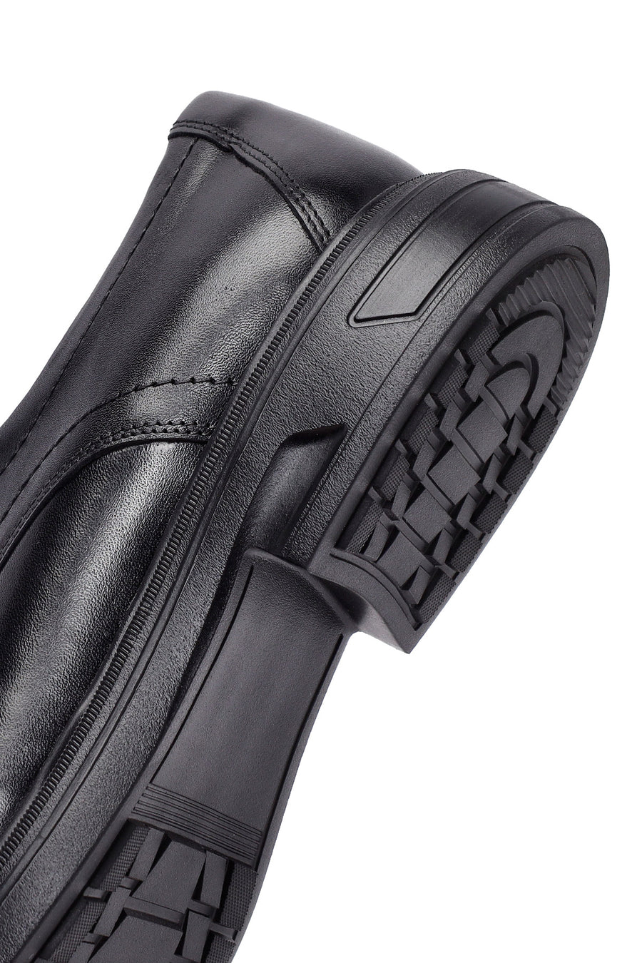 Men's Black Lace Up Leather Casual Shoes