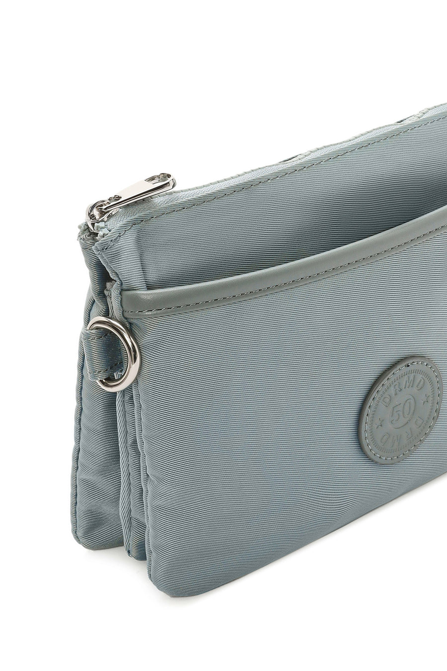 Women's Green Fabric Crossbody Bag