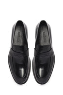 Men's Black Leather Loafer | Derimod