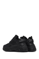 Woman Black Lace-Up Chunky Sneaker | Derimod