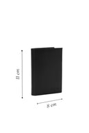Men's Black Leather Wallet | Derimod