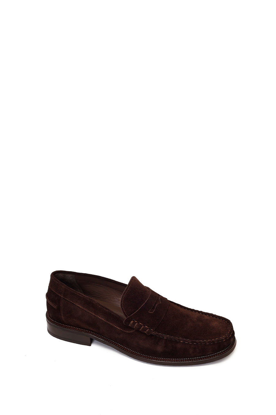 Erkek Kahverengi Süet Deri Casual Loafer