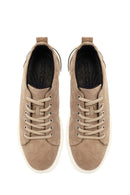 Male Mink Lace-Up Suede Casual Sneaker | Derimod