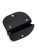 Women's Black Long Chain Strap Mini Evening Clutch Bag | Derimod