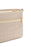 Kadın Bej Uzun Askılı Baskılı Çapraz Çanta | Derimod