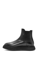 Men's Black Leather Chelsea Boots | Derimod