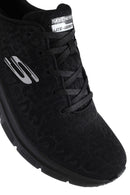 Skechers Kadın Siyah Fashion Fit Bağcıklı Kalın Tabanlı Kumaş Sneaker | Derimod