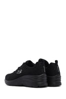 Skechers Kadın Siyah Fashion Fit Bağcıklı Kalın Tabanlı Kumaş Sneaker | Derimod