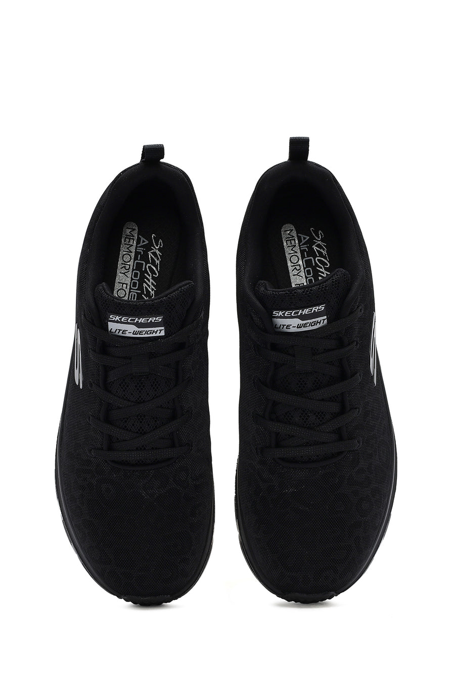 Skechers Kadın Siyah Fashion Fit Bağcıklı Kalın Tabanlı Kumaş Sneaker