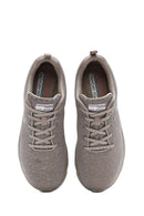Skechers Kadın Bej Fashion Fit Bağcıklı Kumaş Sneaker | Derimod