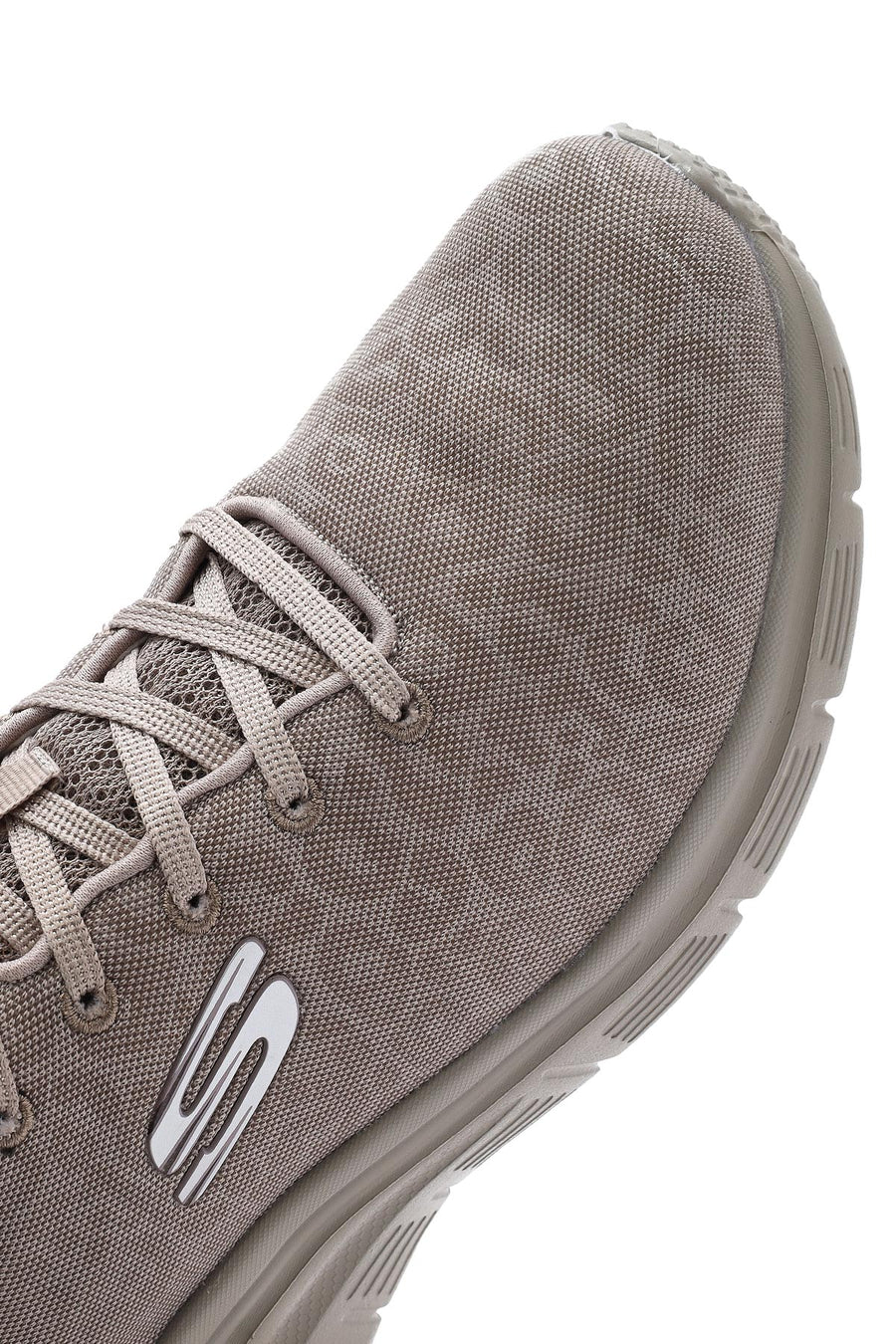 Skechers Kadın Bej Fashion Fit Bağcıklı Kumaş Sneaker