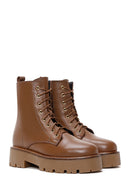 Women's Tan Leather Boots | Derimod