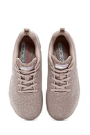 Skechers Women's White Uno Court Lace-Up Chunky Sole Leather Sneakers | Derimod