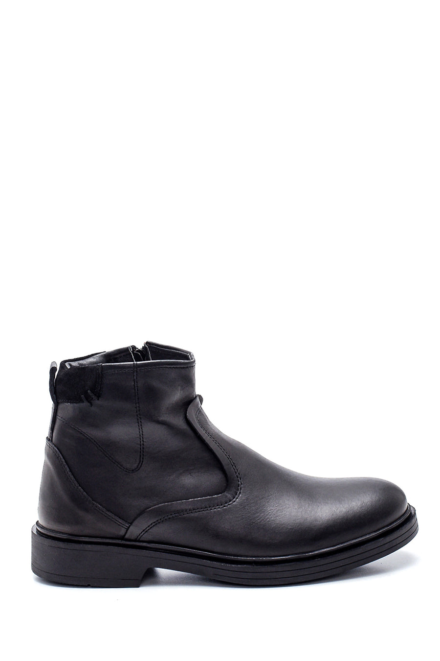 Men's Leather Zippered Boots 21WFD680718 | Derimod
